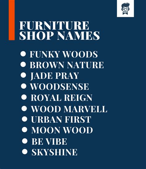 Furniture Showroom Names